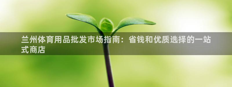 欧陆娱乐是什么:兰州体育用品批发市场指南:省钱和优质选择的一